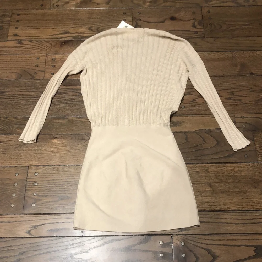 NWT Sezane Cordelia Knit Dress - Picture 5 of 5
